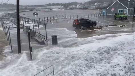 High tides cause coastal flooding issues